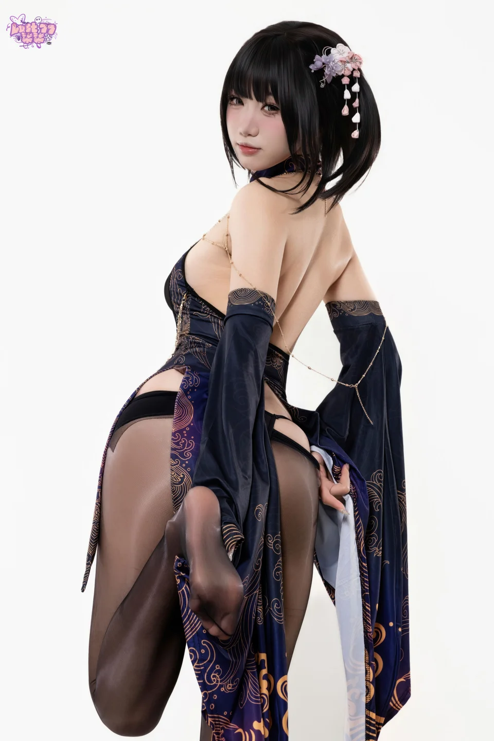 柒柒要乖哦 - No.073 紫电 [69P-756MB] tg@simisebaisi 【丝足阁】012.webp